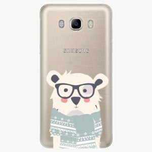 Plastový kryt iSaprio - Bear With Scarf - Samsung Galaxy J7 2016