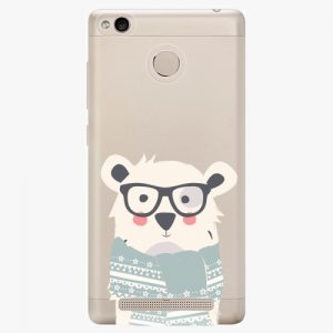 Plastový kryt iSaprio - Bear With Scarf - Xiaomi Redmi 3S