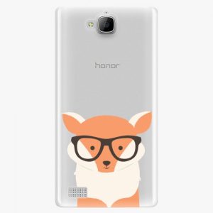 Plastový kryt iSaprio - Orange Fox - Huawei Honor 3C