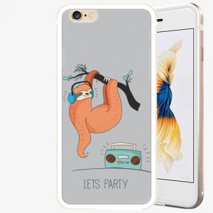 Plastový kryt iSaprio - Lets Party 01 - iPhone 6 Plus/6S Plus - Gold