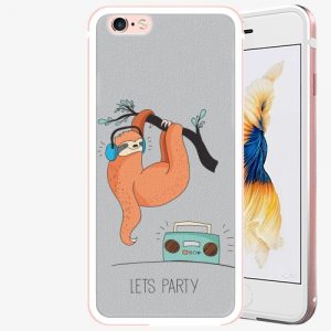 Plastový kryt iSaprio - Lets Party 01 - iPhone 6 Plus/6S Plus - Rose Gold