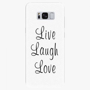 Plastový kryt iSaprio - Live Laugh Love - Samsung Galaxy S8 Plus