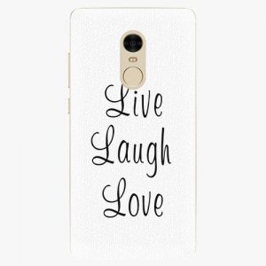 Plastový kryt iSaprio - Live Laugh Love - Xiaomi Redmi Note 4