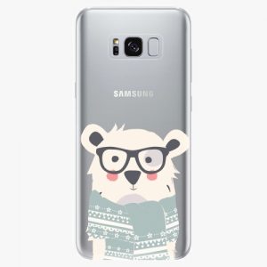 Plastový kryt iSaprio - Bear With Scarf - Samsung Galaxy S8