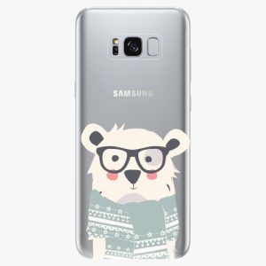 Plastový kryt iSaprio - Bear With Scarf - Samsung Galaxy S8 Plus