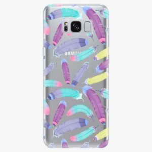 Plastový kryt iSaprio - Feather Pattern 01 - Samsung Galaxy S8 Plus