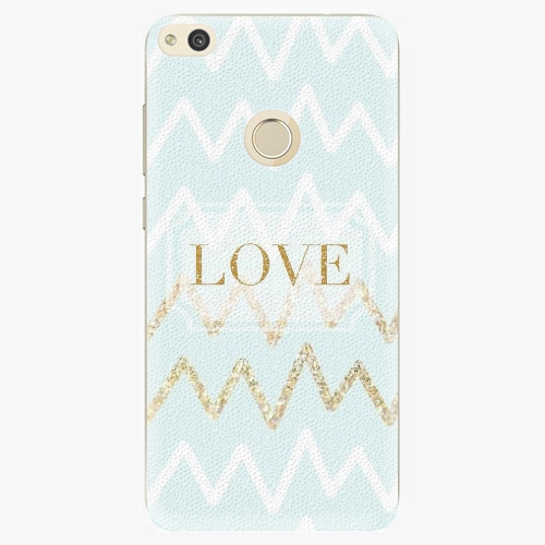 Plastový kryt iSaprio - Gold Love - Huawei P8 Lite 2017 Plastový kryt iSaprio - Gold Love - Huawei P8 Lite 2017