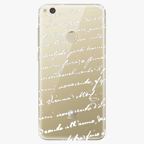 Plastový kryt iSaprio - Handwiting 01 - white - Huawei P9 Lite 2017 Plastový kryt iSaprio - Handwiting 01 - white - Huawei P9 Lite 2017
