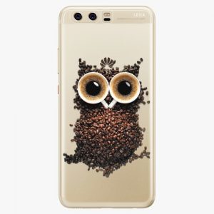 Plastový kryt iSaprio - Owl And Coffee - Huawei P10