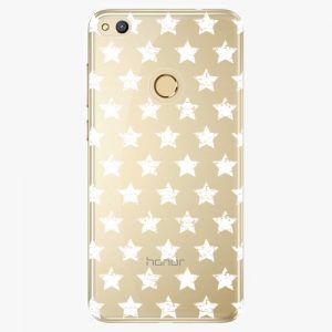 Plastový kryt iSaprio - Stars Pattern - white - Huawei Honor 8 Lite