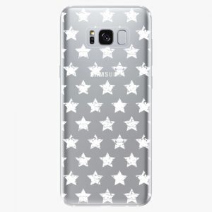 Plastový kryt iSaprio - Stars Pattern - white - Samsung Galaxy S8