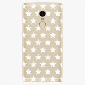 Plastový kryt iSaprio - Stars Pattern - white - Xiaomi Redmi Note 4