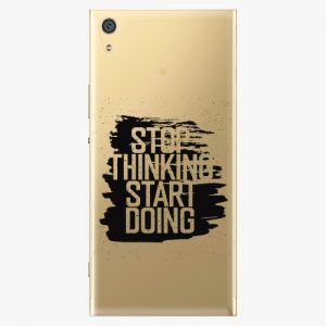 Plastový kryt iSaprio - Start Doing - black - Sony Xperia XA1 Ultra