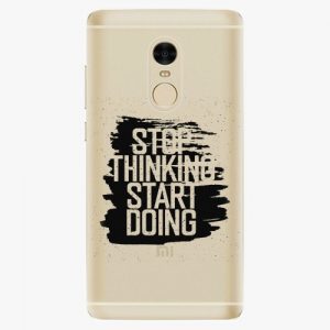 Plastový kryt iSaprio - Start Doing - black - Xiaomi Redmi Note 4