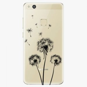 Plastový kryt iSaprio - Three Dandelions - black - Huawei P10 Lite