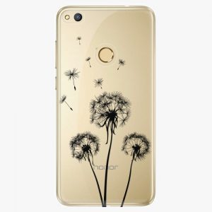 Plastový kryt iSaprio - Three Dandelions - black - Huawei Honor 8 Lite