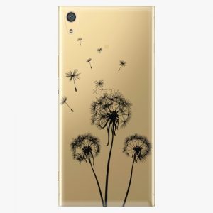Plastový kryt iSaprio - Three Dandelions - black - Sony Xperia XA1 Ultra