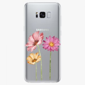 Plastový kryt iSaprio - Three Flowers - Samsung Galaxy S8 Plus