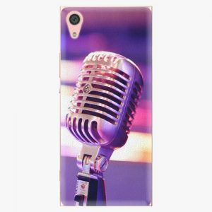 Plastový kryt iSaprio - Vintage Microphone - Sony Xperia XA1