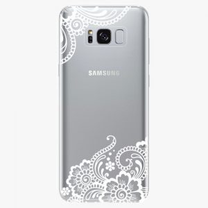 Plastový kryt iSaprio - White Lace 02 - Samsung Galaxy S8