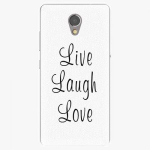 Plastový kryt iSaprio - Live Laugh Love - Lenovo P2