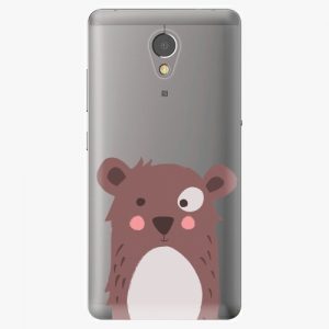 Plastový kryt iSaprio - Brown Bear - Lenovo P2