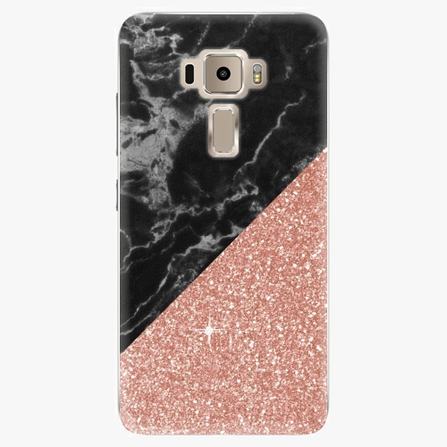 Plastový kryt iSaprio - Rose and Black Marble - Asus ZenFone 3 ZE520KL Plastový kryt iSaprio - Rose and Black Marble - Asus ZenFone 3 ZE520KL