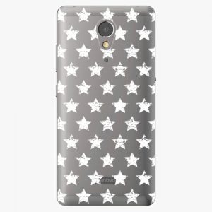 Plastový kryt iSaprio - Stars Pattern - white - Lenovo P2