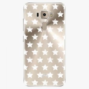 Plastový kryt iSaprio - Stars Pattern - white - Asus ZenFone 3 ZE520KL