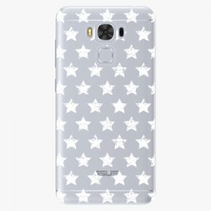 Plastový kryt iSaprio - Stars Pattern - white - Asus ZenFone 3 Max ZC553KL