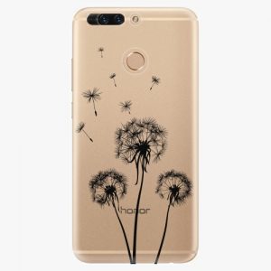 Plastový kryt iSaprio - Three Dandelions - black - Huawei Honor 8 Pro