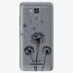 Plastový kryt iSaprio - Three Dandelions - black - Asus ZenFone 3 Max ZC520TL