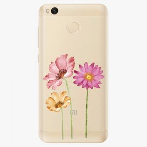 Plastový kryt iSaprio - Three Flowers - Xiaomi Redmi 4X
